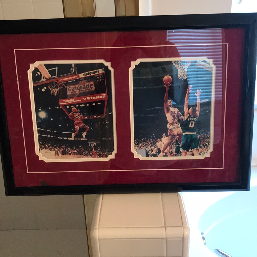 Michael Jordan and Scottie Pippen Autograph
